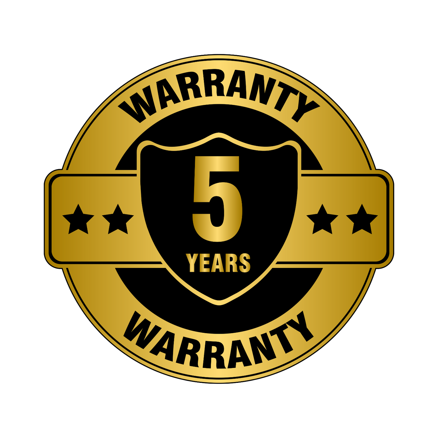 5 Year Warranty