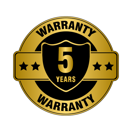 5 Year Warranty